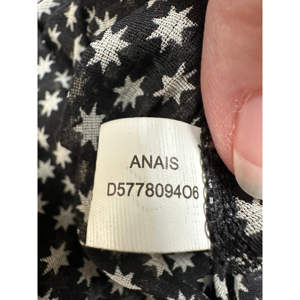 Diane von Furstenberg 100% Silk Anais Halter Dress Women 6 Sm Black Star Print - Picture 6 of 6